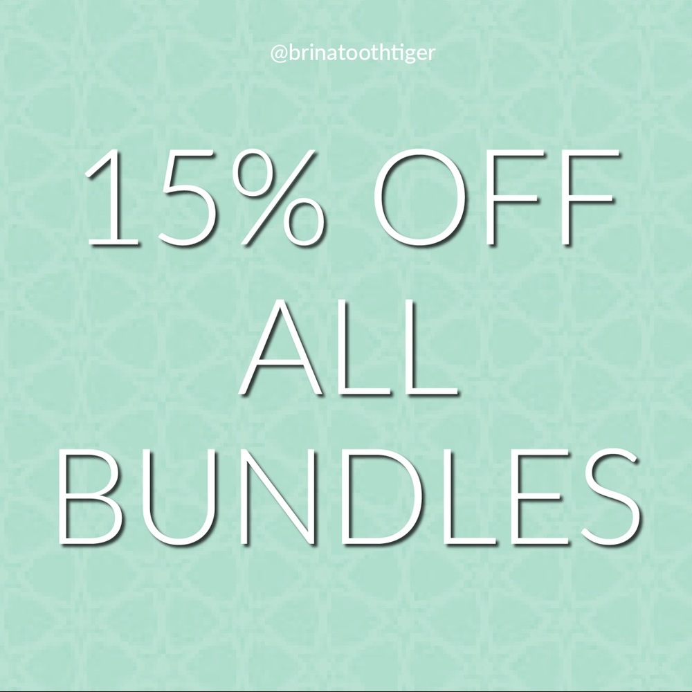 15% OFF ALL 2+ ITEM BUNDLES